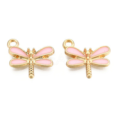 Light Gold Plated Alloy Charms ENAM-T009-02E-1