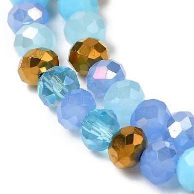 Glass Beads Strands EGLA-A034-M6mm-15-1
