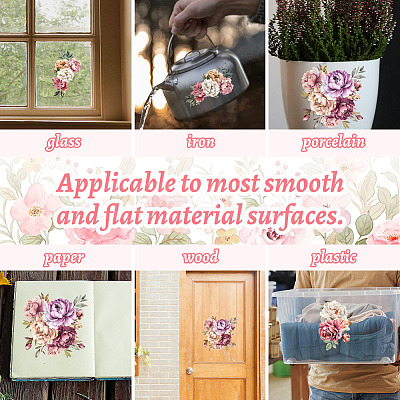 3 Sheets 3 Styles PVC Waterproof Decorative Stickers DIY-WH0404-106-1