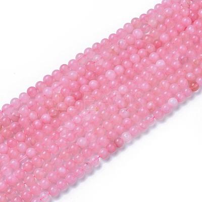 Natural Rose Quartz Beads Strands G-F591-04A-8mm-1
