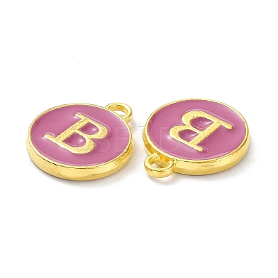 Golden Plated Alloy Enamel Charms ENAM-XCP0001-13B-1