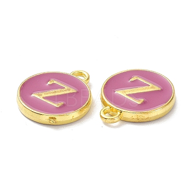 Golden Plated Alloy Enamel Charms ENAM-XCP0001-13Z-1