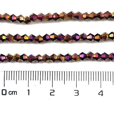 Transparent Electroplate Glass Beads Strands LS-EGLA-A039-T3mm-UA04-1