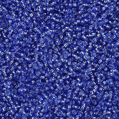 11/0 Grade A Round Transparent Glass Seed Beads X-SEED-Q007-F43-1