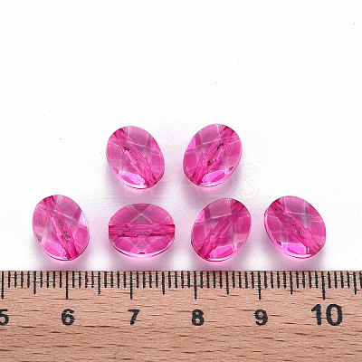 Transparent Acrylic Beads LS-TACR-S154-18A-82-1
