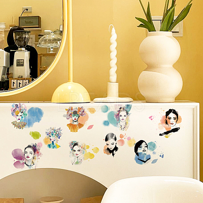 3 Sheets 3 Styles PVC Waterproof Decorative Stickers DIY-WH0404-567-1