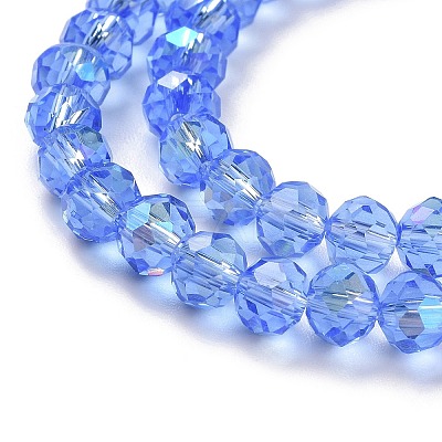Electroplate Glass Beads Strands X1-EGLA-A034-T4mm-L04-1