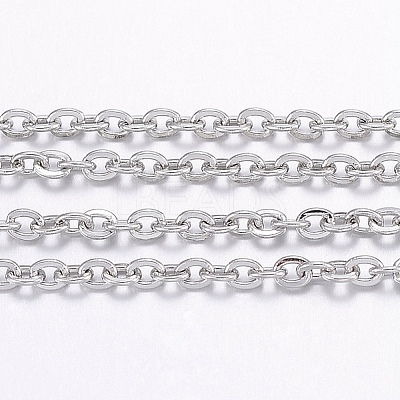 Tarnish Resistant 304 Stainless Steel Cable Chains CHS-H017-01P-10M-1