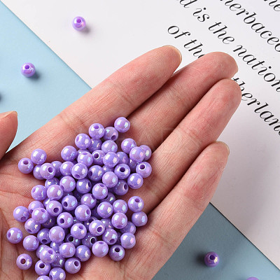 Opaque Acrylic Beads MACR-S370-D6mm-A32-1