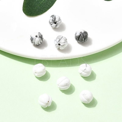 Natural Howlite Beads G-B157-02-1