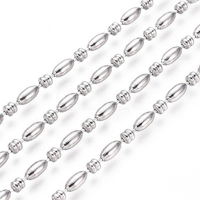 Non-Tarnish 304 Stainless Steel Ball Chains CHS-L024-022A-1