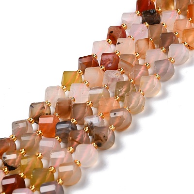 Natural Agate Beads Strands G-L579-01-1