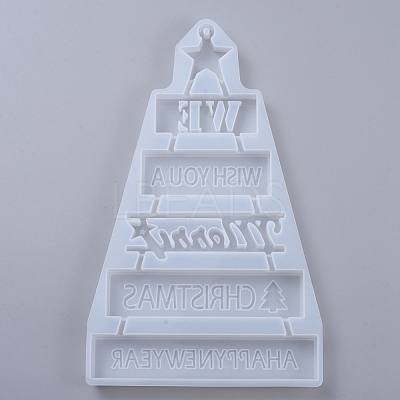Christmas DIY Pendant Silicone Molds DIY-D049-06-1