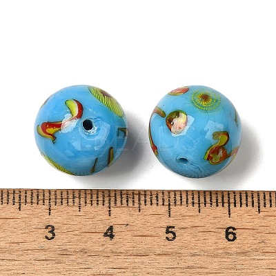 Handmade Lampwork Beads LAMP-C016-04E-17-1