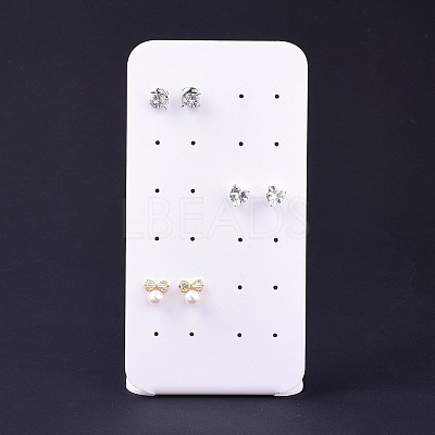 Acrylic Earring Display Stands for 12 Pairs Show ODIS-P008-04A-1