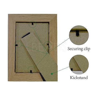 MDF Photo Frames DJEW-WH0110-001-1
