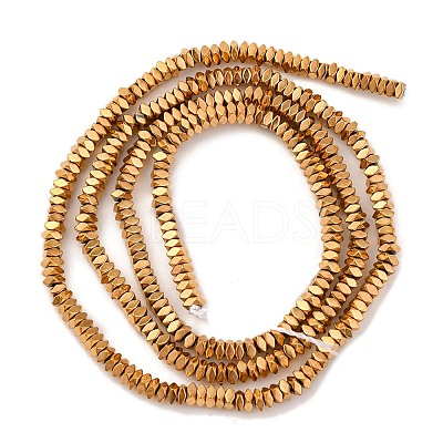 Electroplated Synthetic Non-magnetic Hematite Beads Strands G-H027-A01-01-1