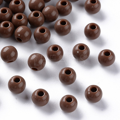 Opaque Acrylic Beads MACR-S370-C6mm-A17-1