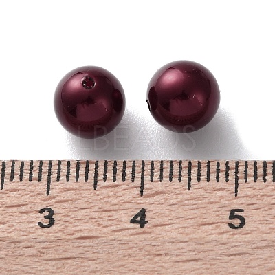 Plastic Imitation Pearl Beads FIND-M059-01C-02-1