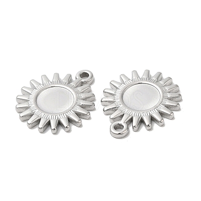Non-Tarnish 304 Stainless Steel Pendant Cabochon Settings LS-STAS-L020-012P-1