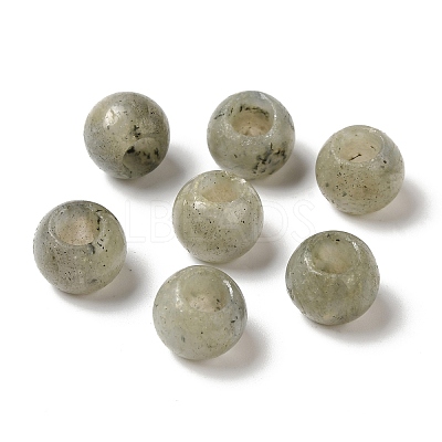 Natural Labradorite European Beads G-N342-03F-1