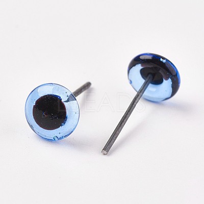 Craft Glass Doll Eyes LS-DIY-WH0020-B03-10mm-1