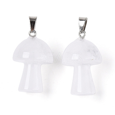 Natural Quartz Crystal Pendants G-N348-03P-1