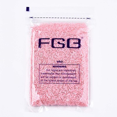 FGB 11/0 Grade A Baking Paint Glass Seed Beads SEED-S030-1143-1