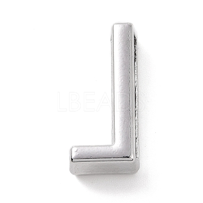 Alloy Letter Slide Charms FIND-A023-17L-1