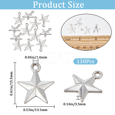 130Pcs Tibetan Style Alloy Pendants FIND-SC0007-52-1