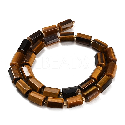 Natural Tiger Eye Beads Strands GG-CBA5B6F-C01-01-1