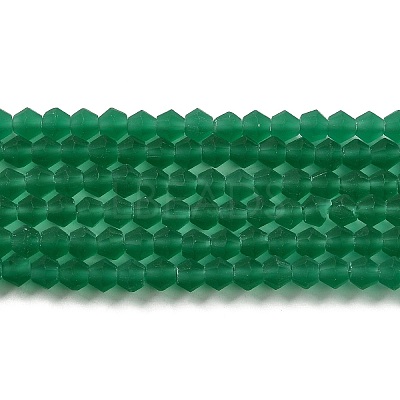 Imitate Austrian Crystal Frosted Glass Beads Strands EGLA-A039-T3mm-MD10-1