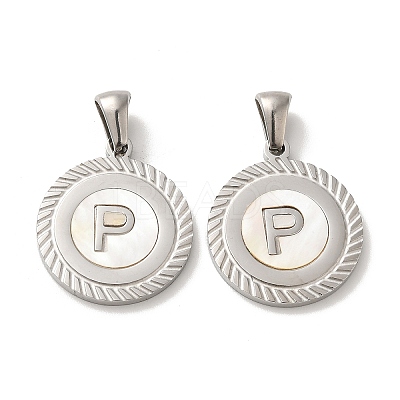 304 Stainless Steel Pendants STAS-I204-P-P-1