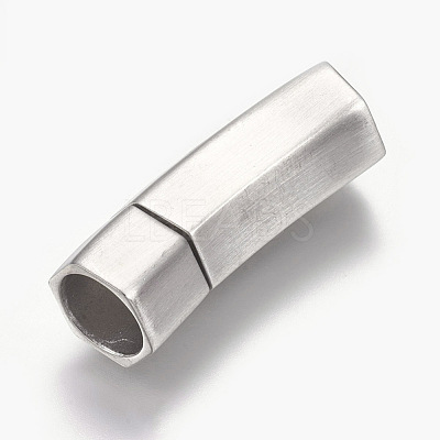 304 Stainless Steel Bayonet Clasps STAS-A035E-8MP-1