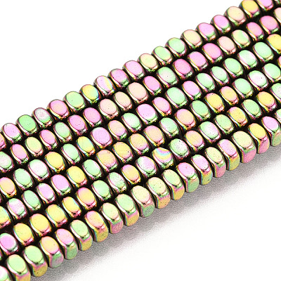 Electroplated Synthetic Non-magnetic Hematite Beads Strands G-T139-61E-1