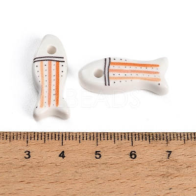 Printed Handmade Porcelain Pendants PR-CBAB520-02D-1