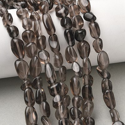 Natural Ice Obsidian Beads Strands G-C286-A15-1