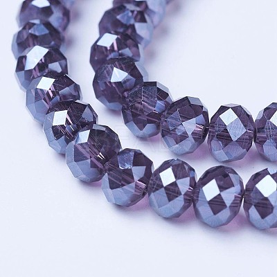 Electroplate Glass Beads Strands EGLA-A034-T3mm-A16-1