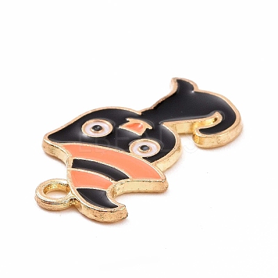Alloy Enamel Pendants ENAM-M055-08G-1