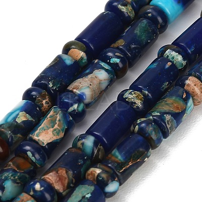 Dyed Synthetic Imperial Jasper Beads Strands GG-CBAA20A-02C-1