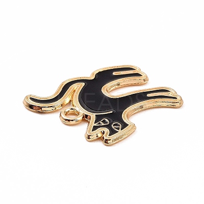 Alloy Enamel Pendants ENAM-M055-14G-1