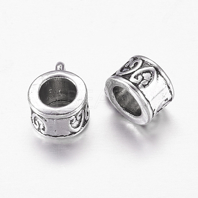 Tibetan Style Alloy Tube Bails LS-LF11532Y-NF-1