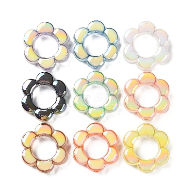 Opaque Acrylic with Enamel Beads X-MACR-D029-02-1