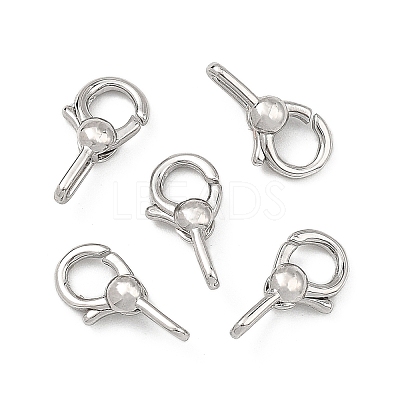 SHEGRACE Brass Spring Ring Clasps XGRQ58643-785P-1