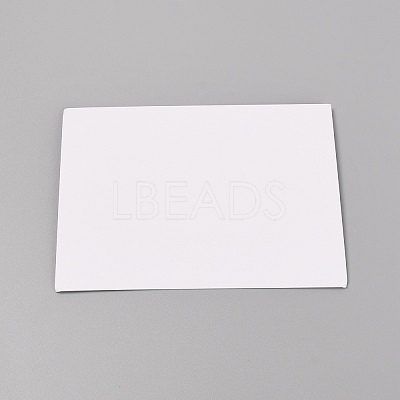 Rectangle Word Pattern Paper Cards DIY-WH0218-39-1