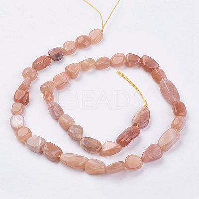 Natural Sunstone Beads Strands G-F439-04-1