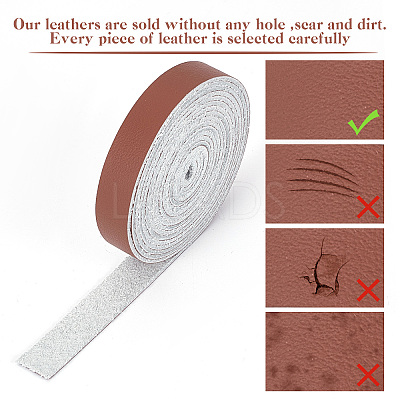 Flat Microfiber Imitation Leather Cord LC-WH0006-07A-04-1