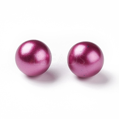 Imitation Pearl Acrylic Beads OACR-S011-10mm-ZM-1