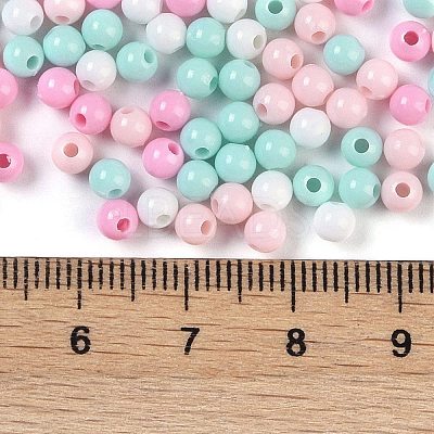 Opaque Acrylic Beads OACR-H118-07B-07-1