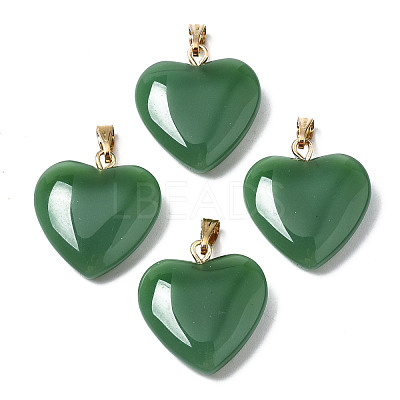 Spray Painted Glass Pendants X-GLAA-N035-016-A01-1